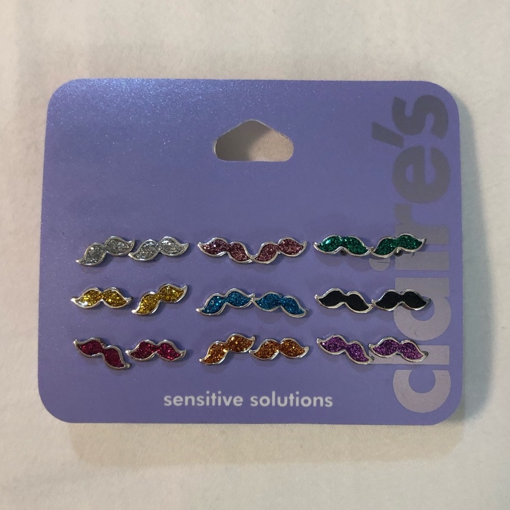 Mustache Earring Pack